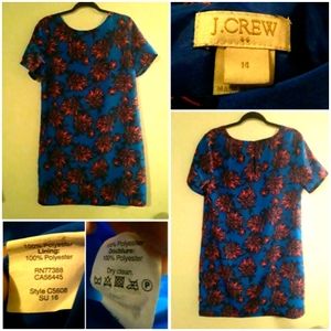 J-Crew Women's Plus Size Floral Long Shirt